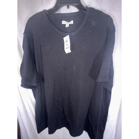 And Now This Men's Basic T-Shirt, Jet Black, NWT, Size XXL - Picture 2 of 5
